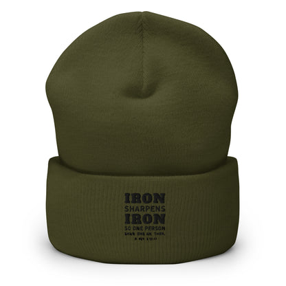 IRON SHARPENS IRON Cuffed Beanie