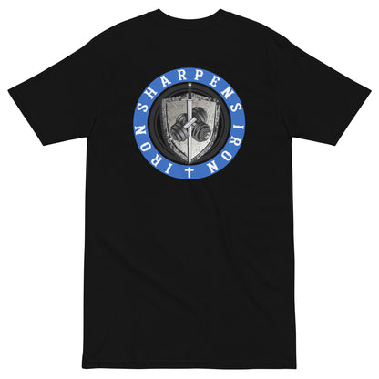 Men’s premium heavyweight Blue Line I.S.I tee