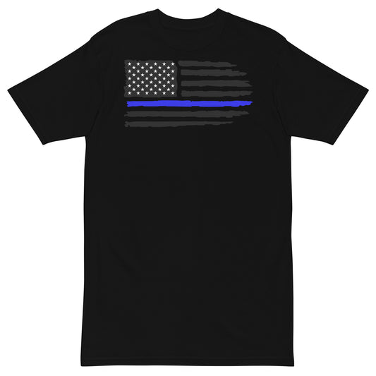 Men’s premium heavyweight Blue Line I.S.I tee