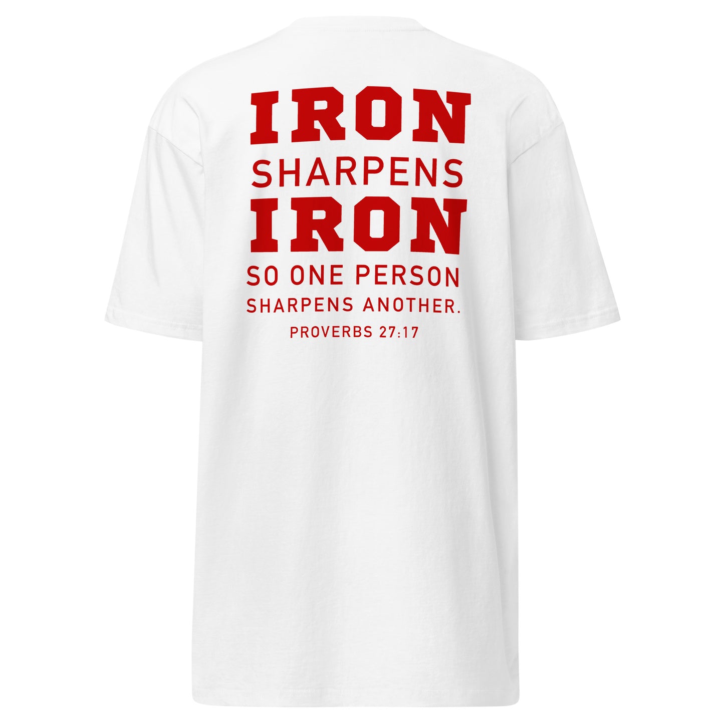 Iron Sharpens Iron Chicago edition Pump Cover with Scripture on back