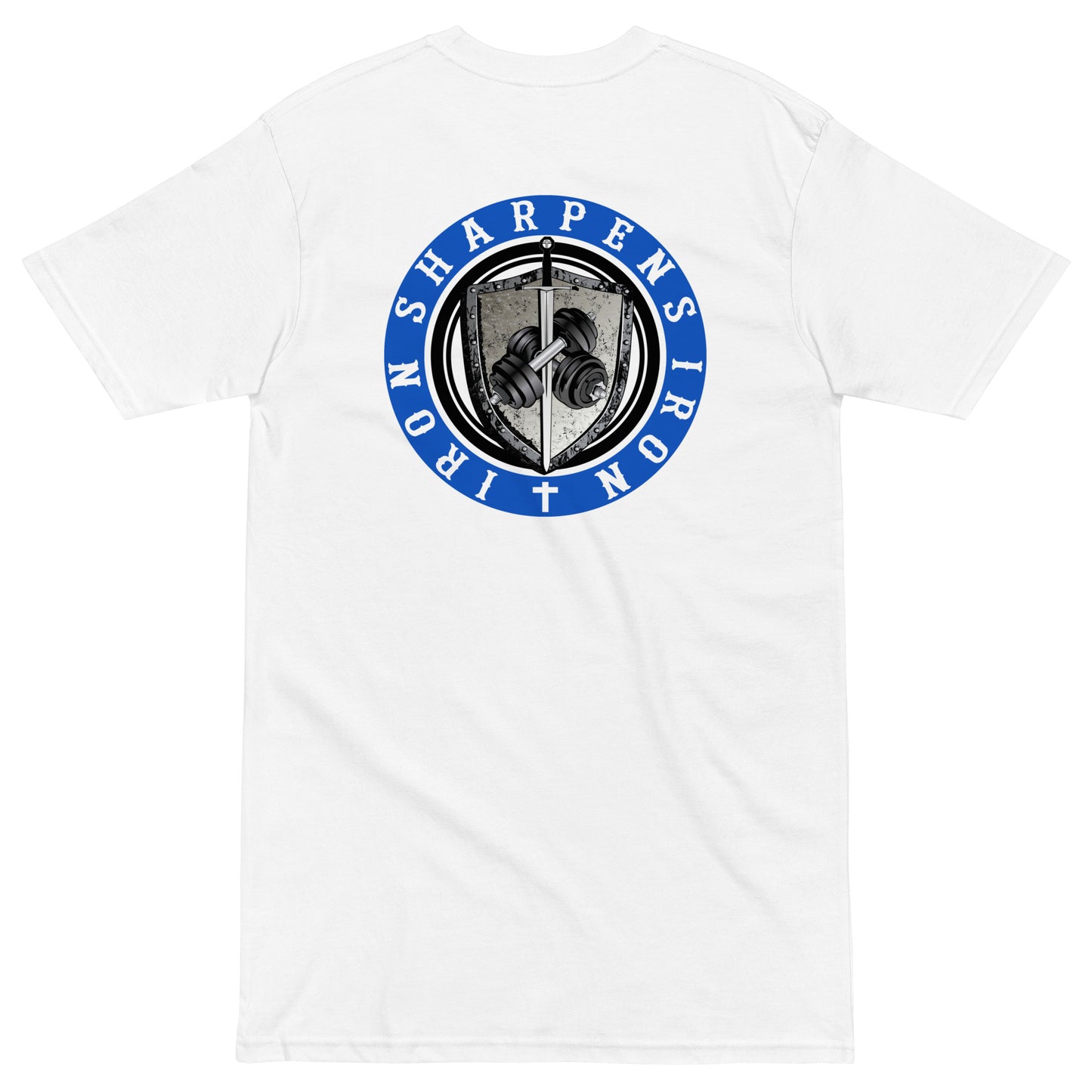 Men’s premium heavyweight Blue Line I.S.I tee