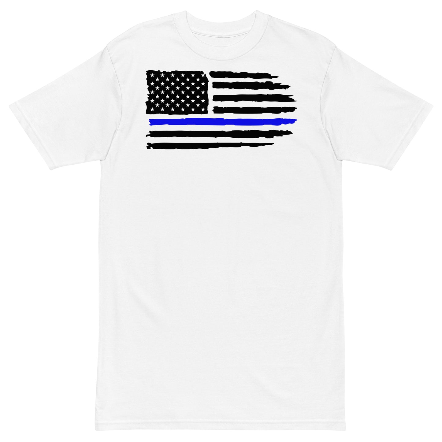 Men’s premium heavyweight Blue Line I.S.I tee