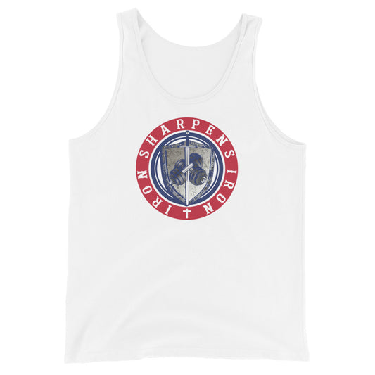 4Th Of July Iron Sharpens Iron Tank Top