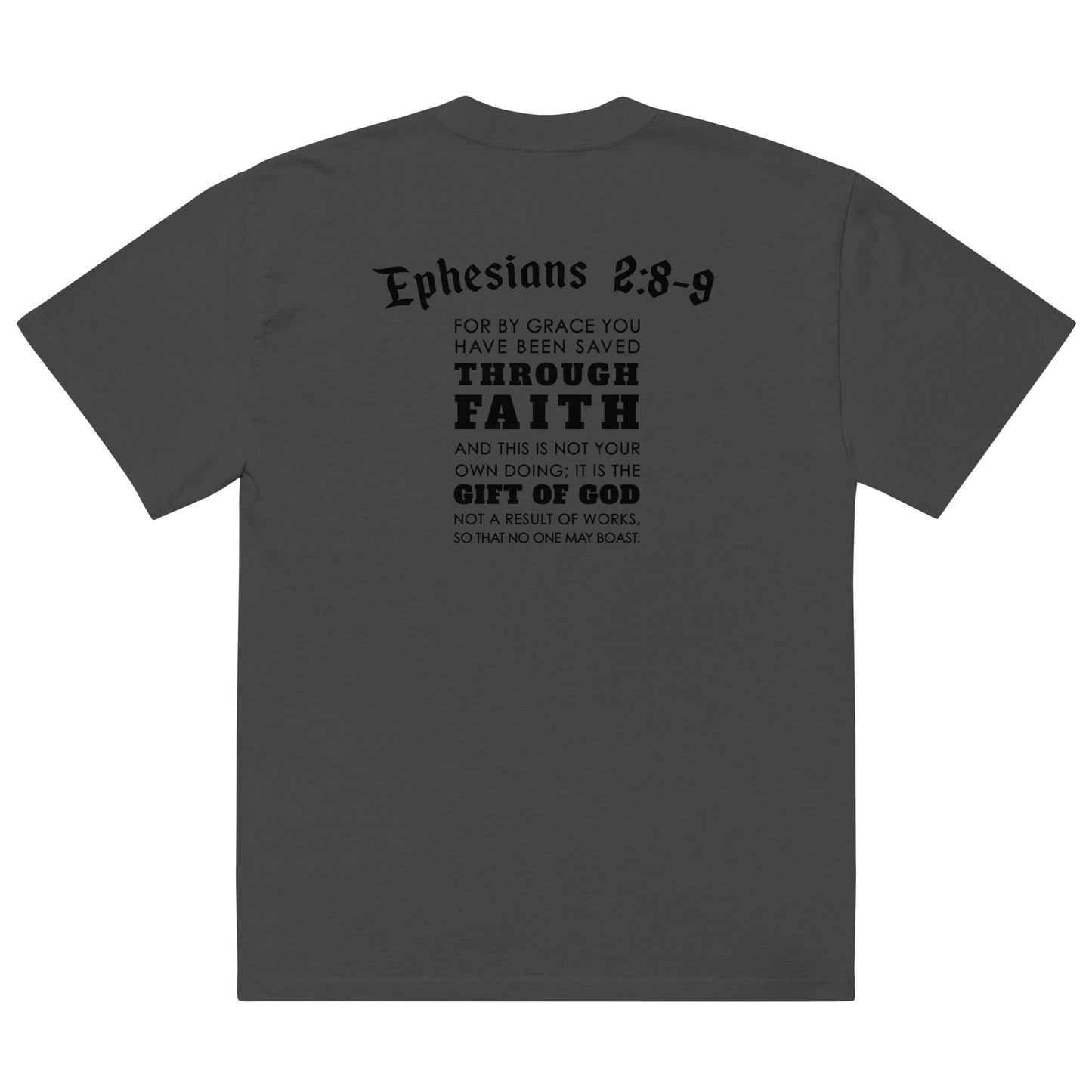 Oversized *GRACE GANG* (Ephesians 2:89) t-shirt