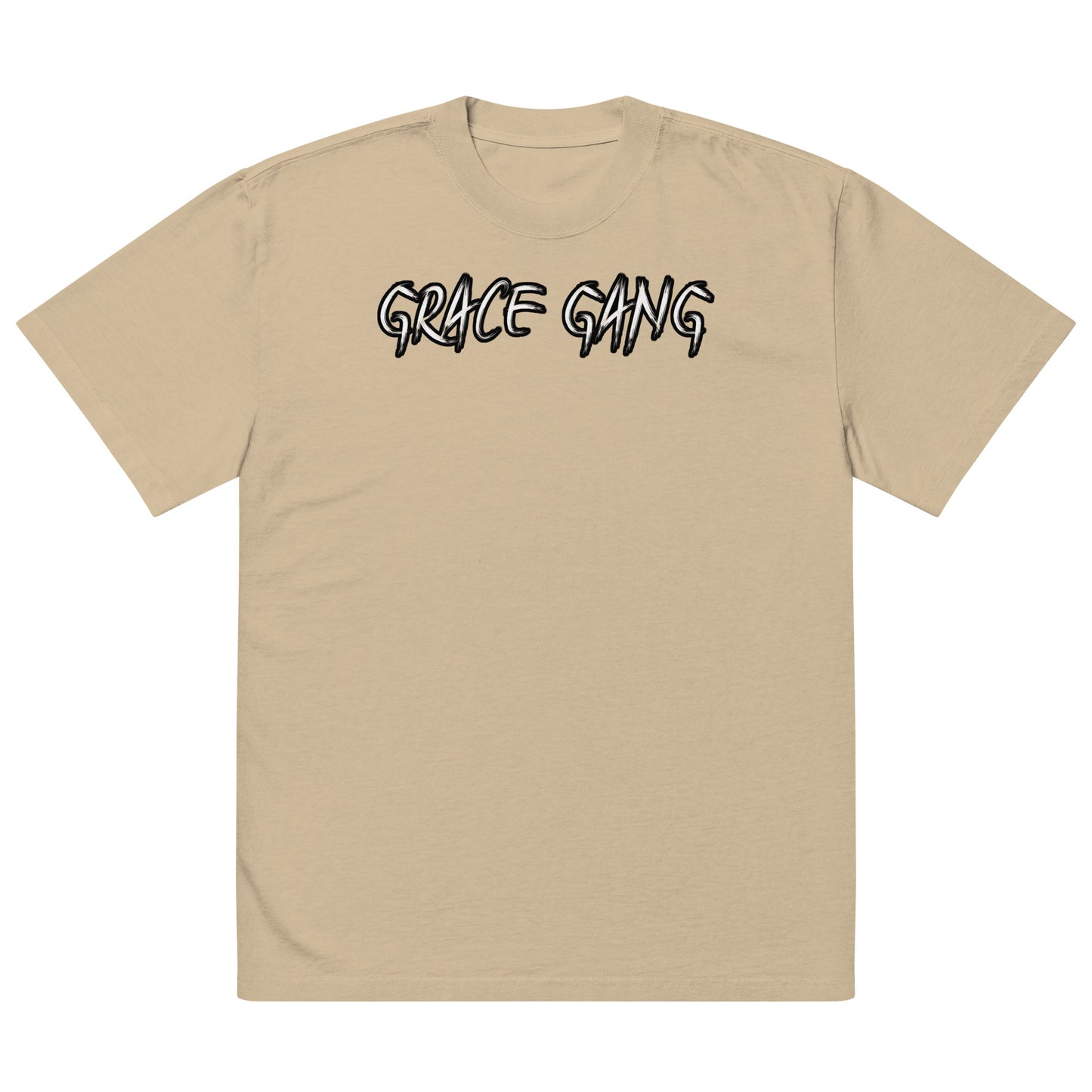 Oversized *GRACE GANG* (Ephesians 2:89) t-shirt