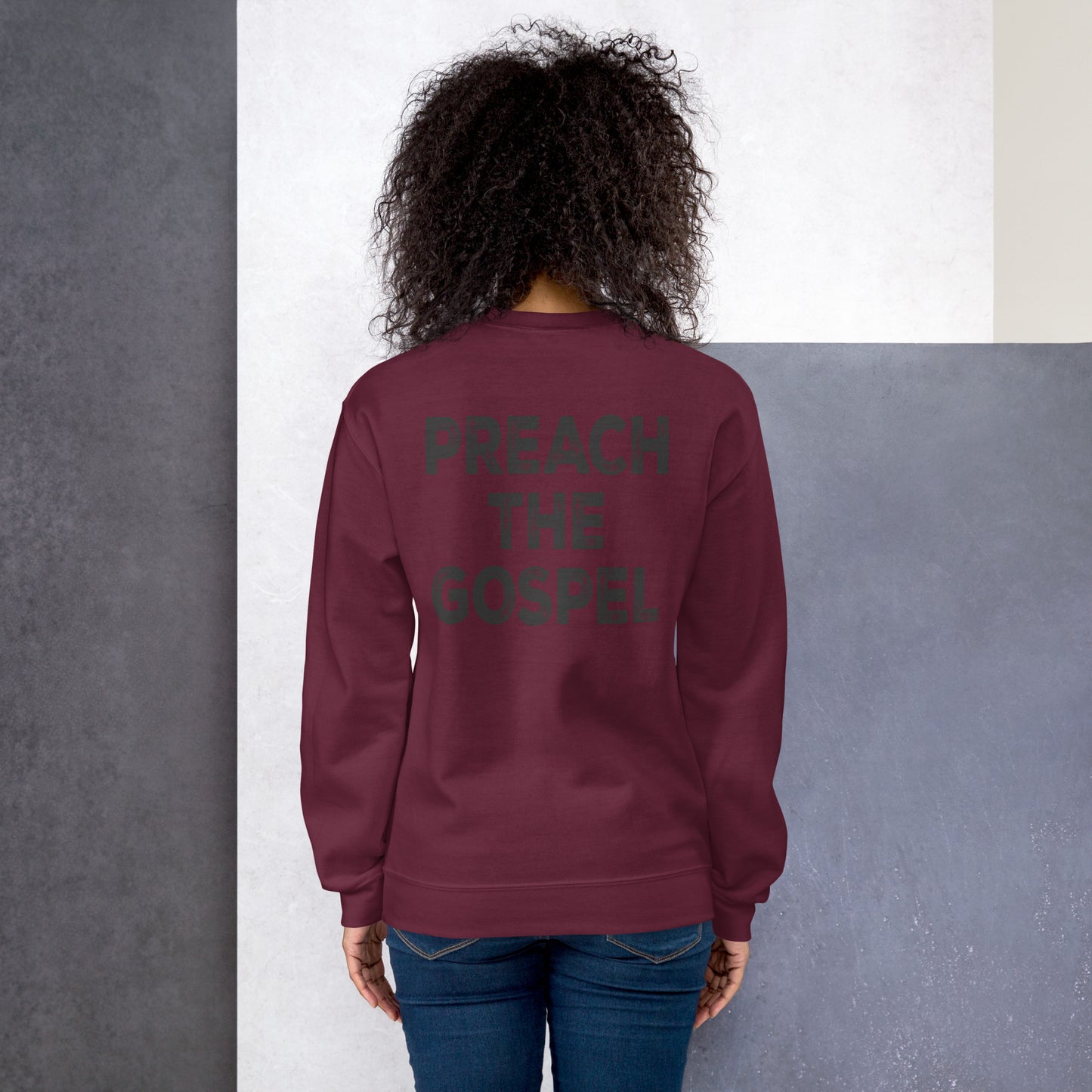 CROSS PREACH THE GOSPEL Unisex Sweatshirt