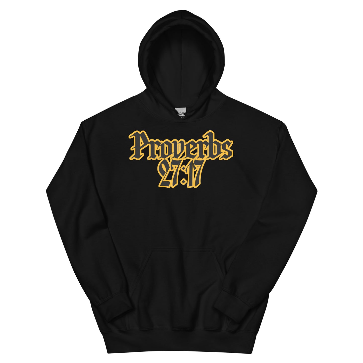 Proverbs 27:17 IRON SHARPENS IRON Unisex Hoodie