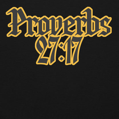 Proverbs 27:17 IRON SHARPENS IRON Unisex Hoodie