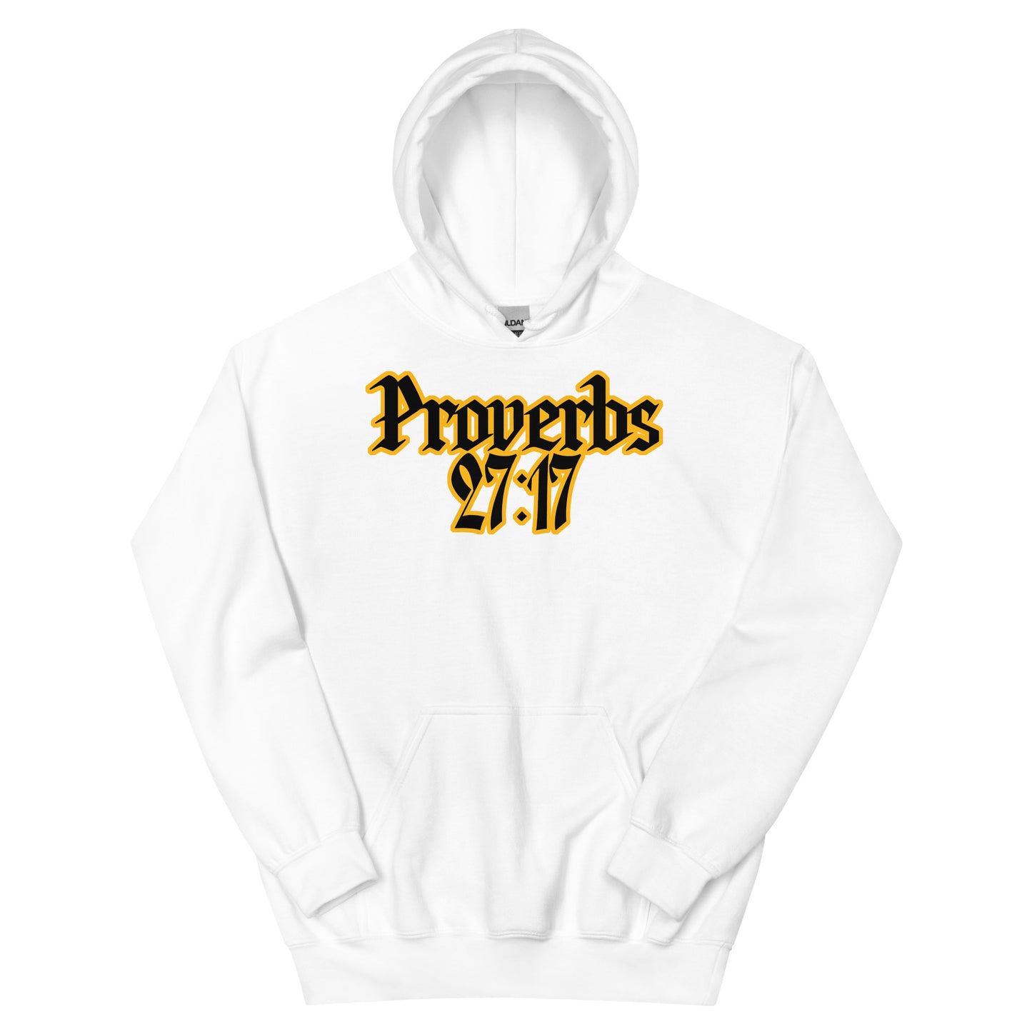 Proverbs 27:17 IRON SHARPENS IRON Unisex Hoodie