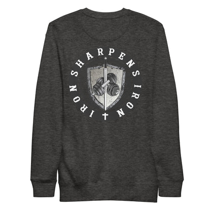 (Premium )STRONG Ephesians 6:10 crew neck Iron Sharpens Iron Sweatshirt