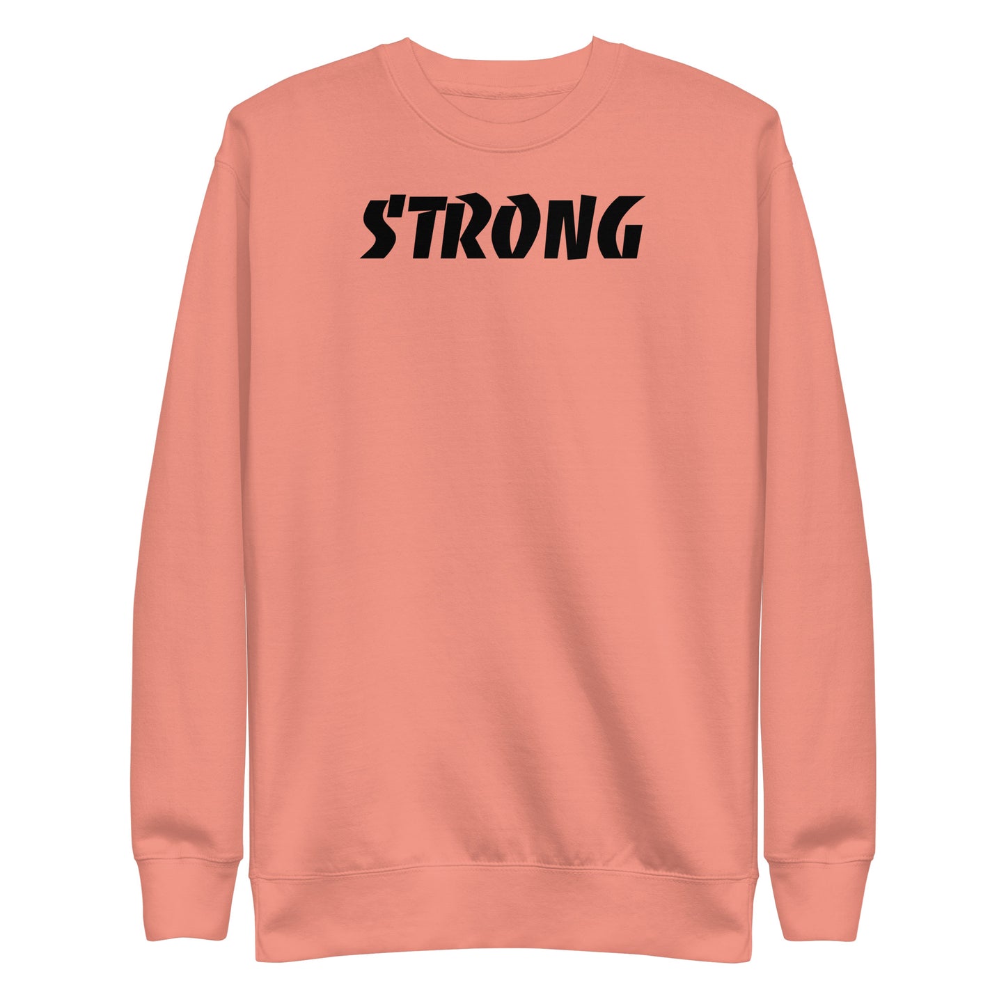 (Premium )STRONG Ephesians 6:10 crew neck Iron Sharpens Iron Sweatshirt