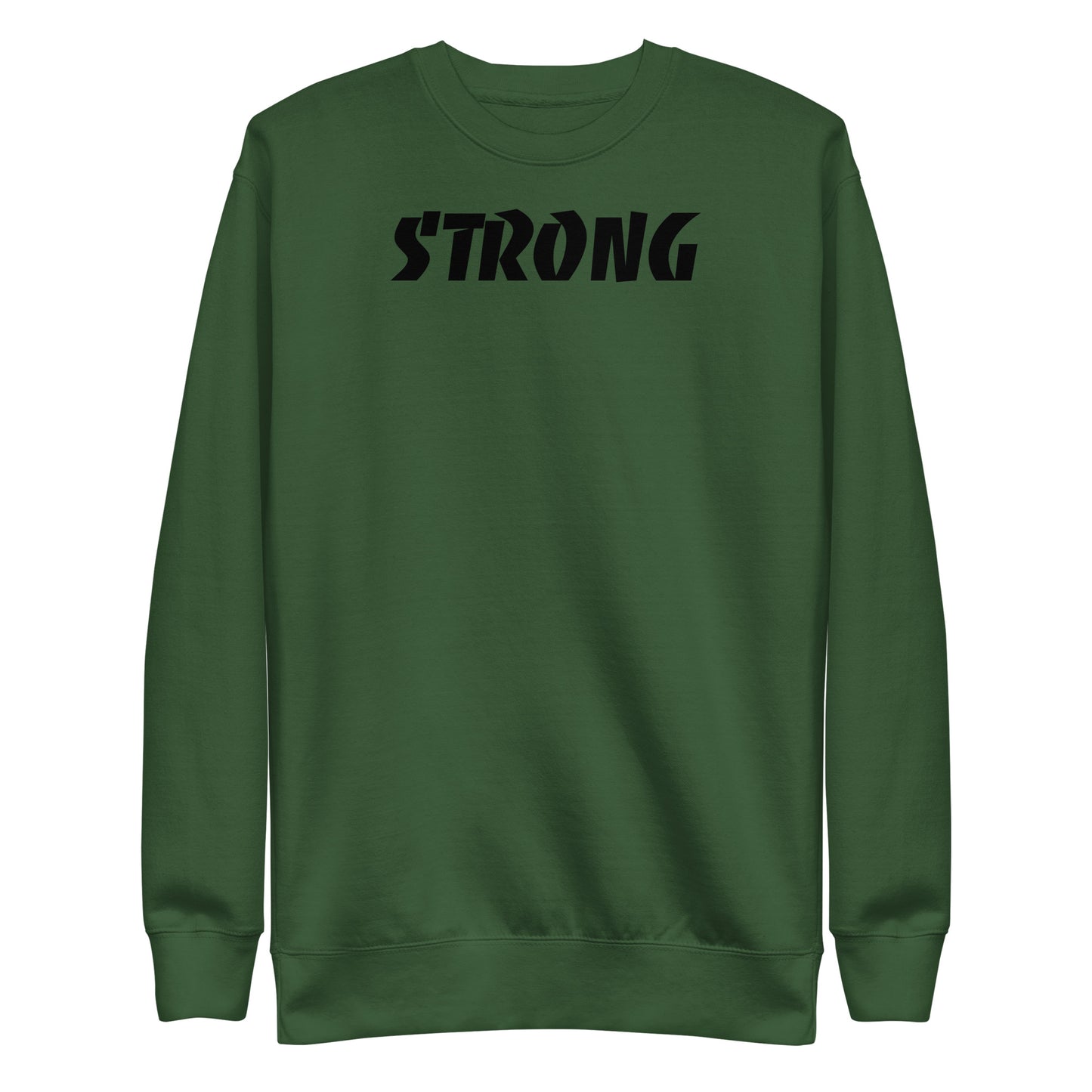 (Premium )STRONG Ephesians 6:10 crew neck Iron Sharpens Iron Sweatshirt