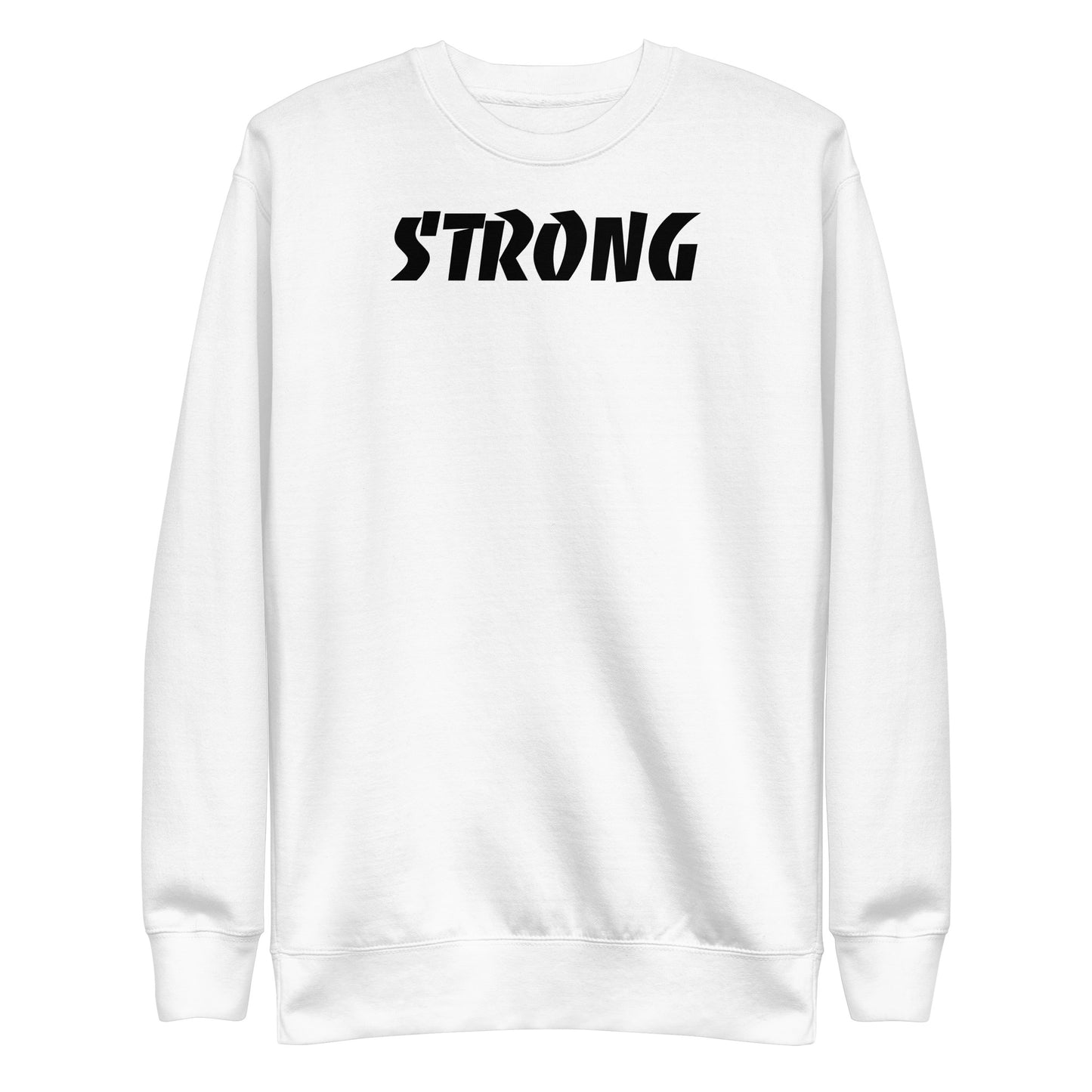 (Premium )STRONG Ephesians 6:10 crew neck Iron Sharpens Iron Sweatshirt