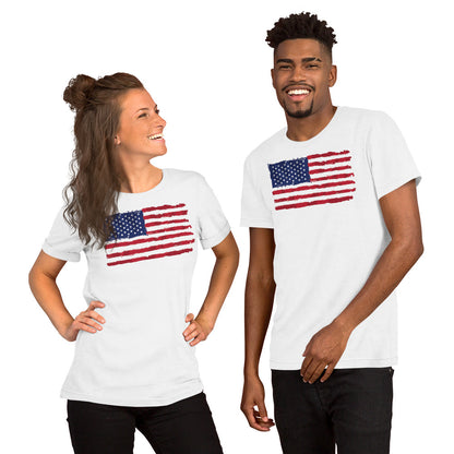 Unisex Iron Sharpens Iron 4th of July shirt "I.S.I Logo on back "