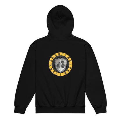 Youth Steel City Iron Sharpens Iron Hoodie