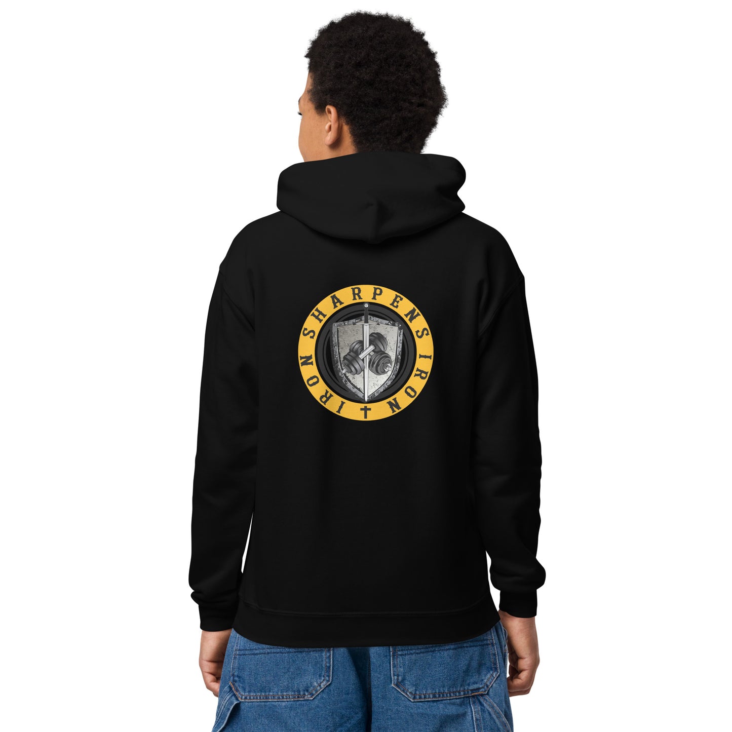 Youth Steel City Iron Sharpens Iron Hoodie