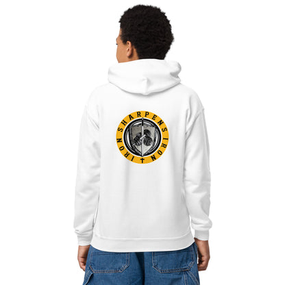 Youth Steel City Iron Sharpens Iron Hoodie