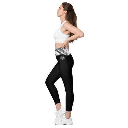 Crossover Leggings with Pockets