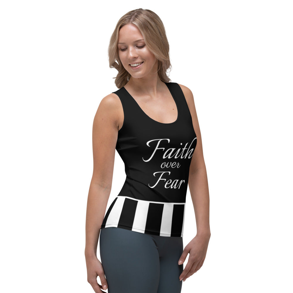 Faith Over Fear Piano Tank