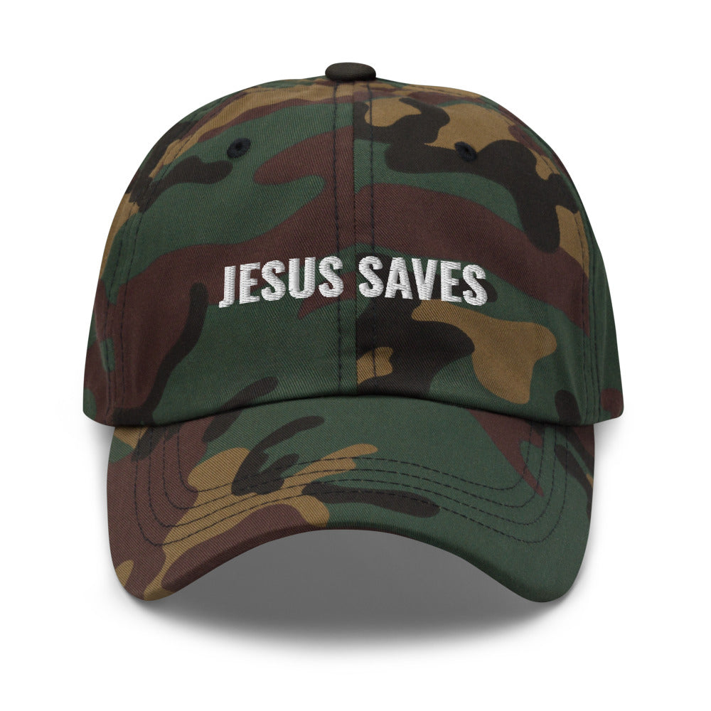 JESUS SAVES SOFT NO STRUCTURE HAT