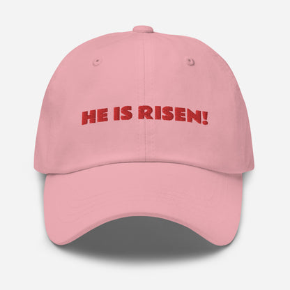 HE IS RISEN!! ADJUSTABLE UNSTRUCTURED HAT