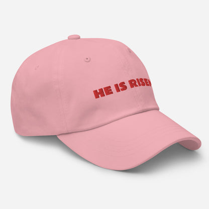 HE IS RISEN!! ADJUSTABLE UNSTRUCTURED HAT