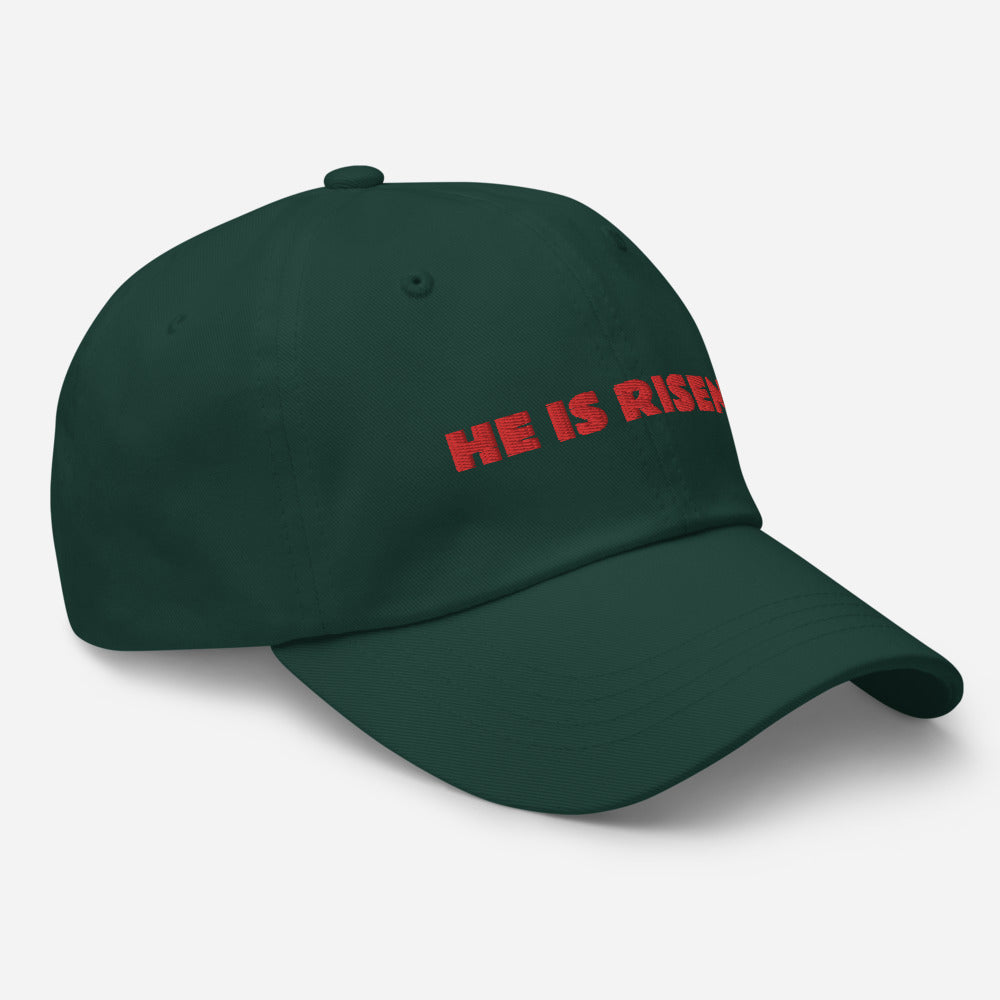 HE IS RISEN!! ADJUSTABLE UNSTRUCTURED HAT