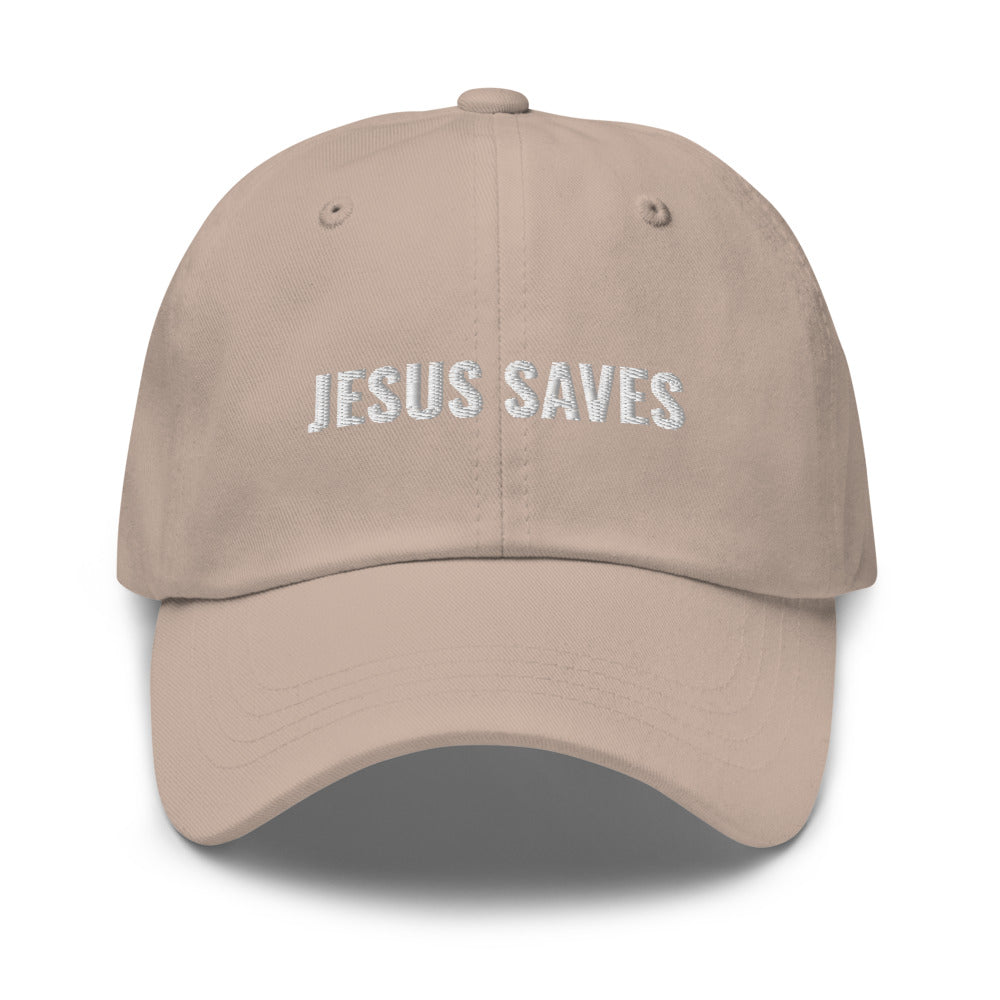 JESUS SAVES SOFT NO STRUCTURE HAT