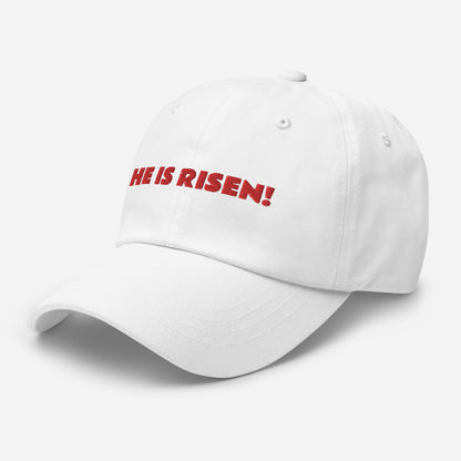 HE IS RISEN!! ADJUSTABLE UNSTRUCTURED HAT