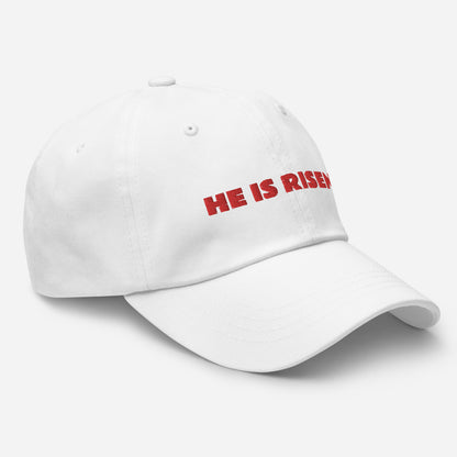 HE IS RISEN!! ADJUSTABLE UNSTRUCTURED HAT