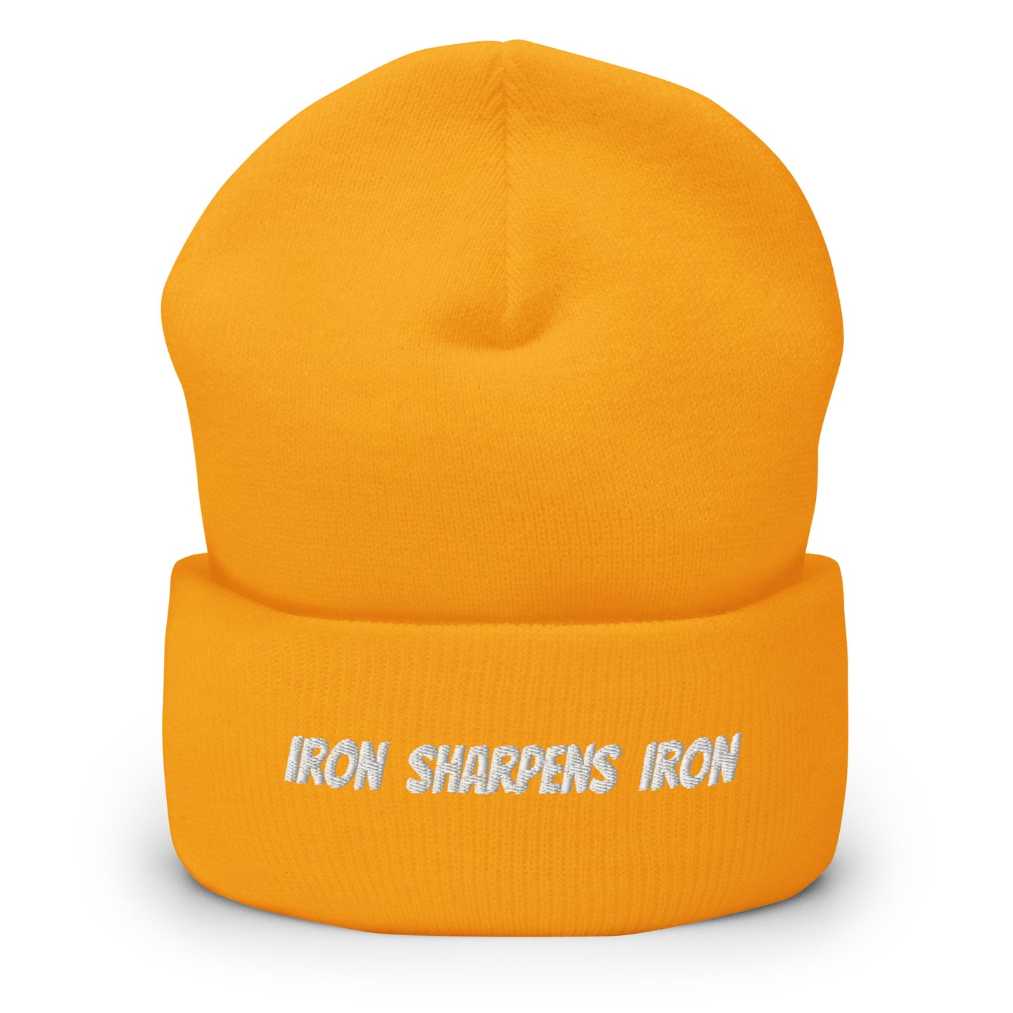 Iron Sharpens Iron Cuffed Beanie