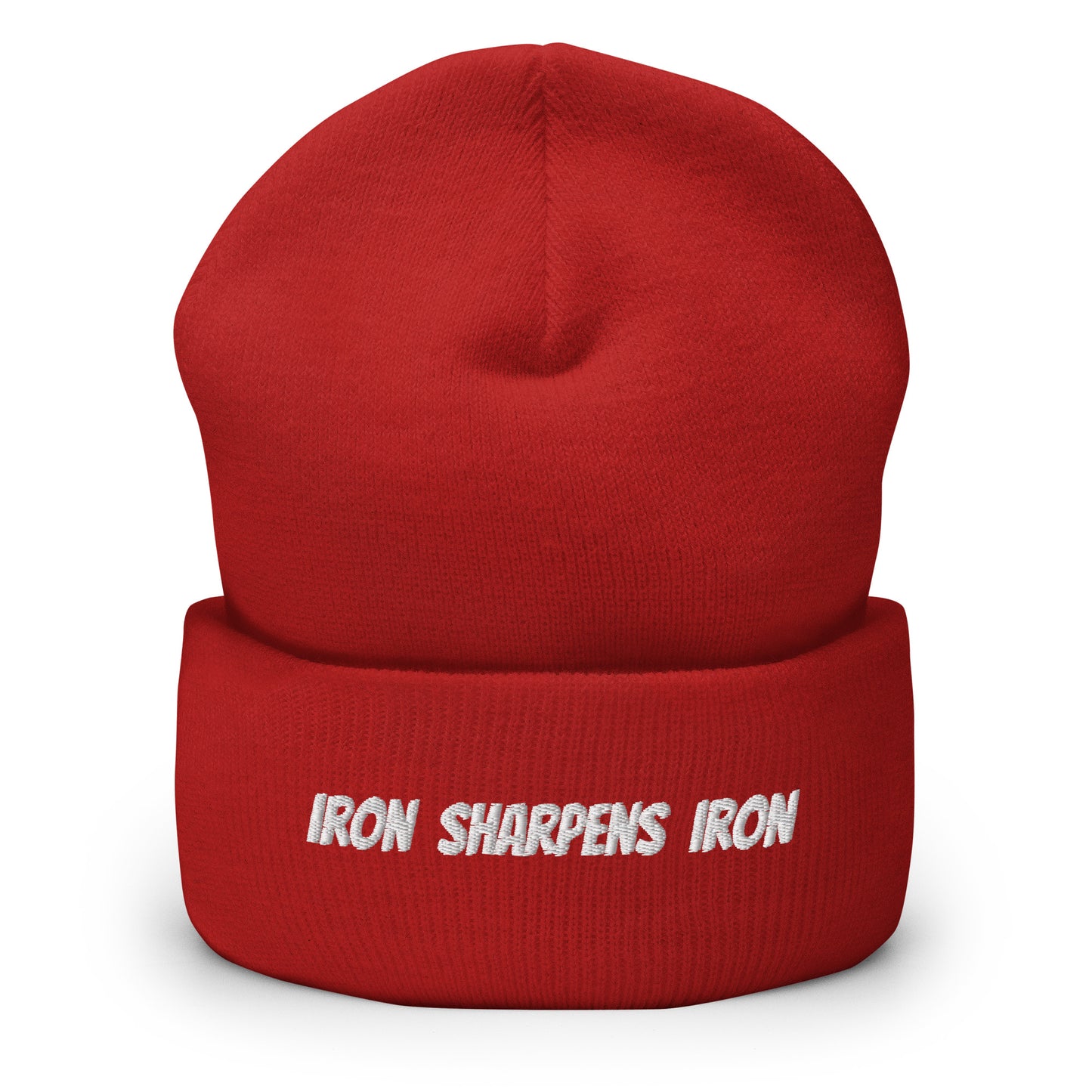 Iron Sharpens Iron Cuffed Beanie