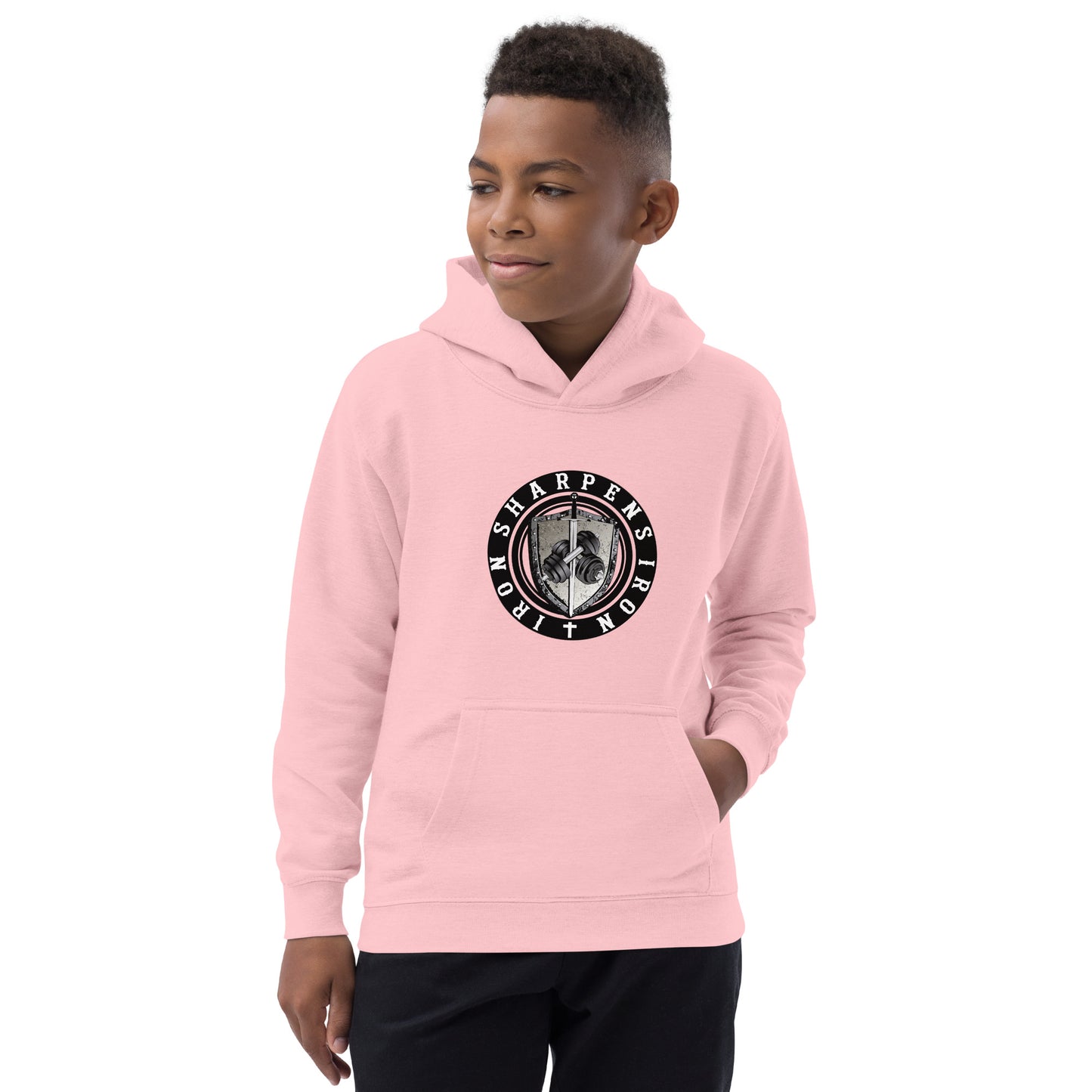 Kids iron sharpens iron hoodie