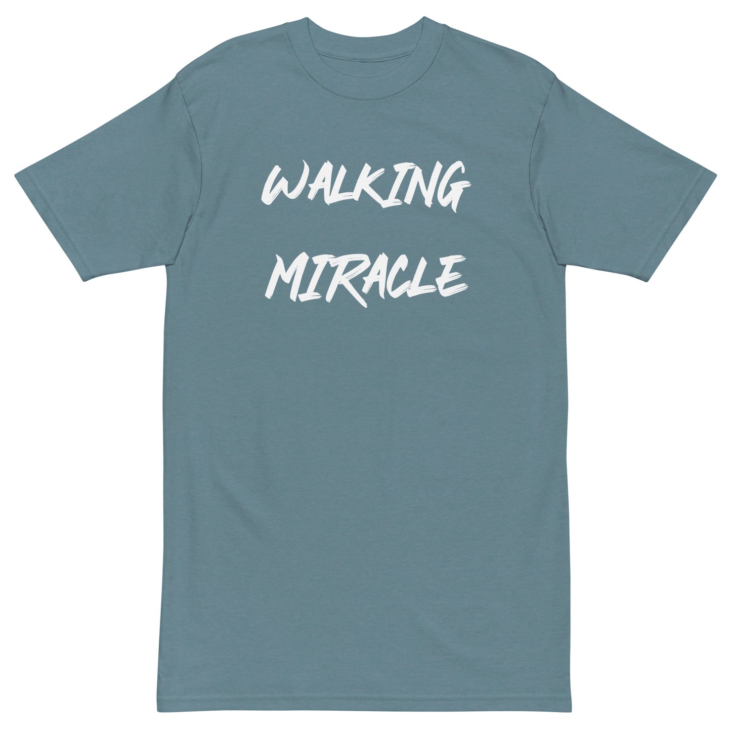 Pump Cover Premium Heavyweight WALKING MIRACLE Tee