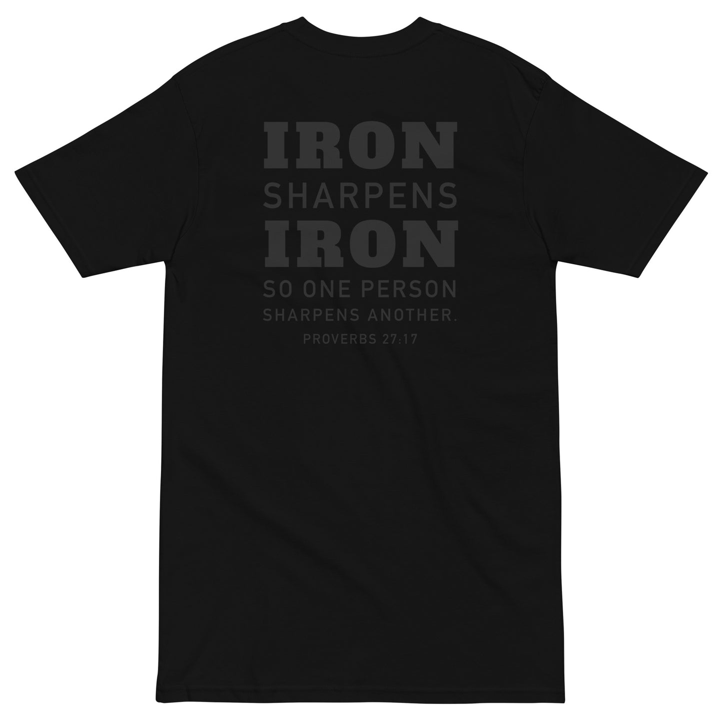 Iron Sharpens Iron Pump Cover  *With Bible Verse on the back*