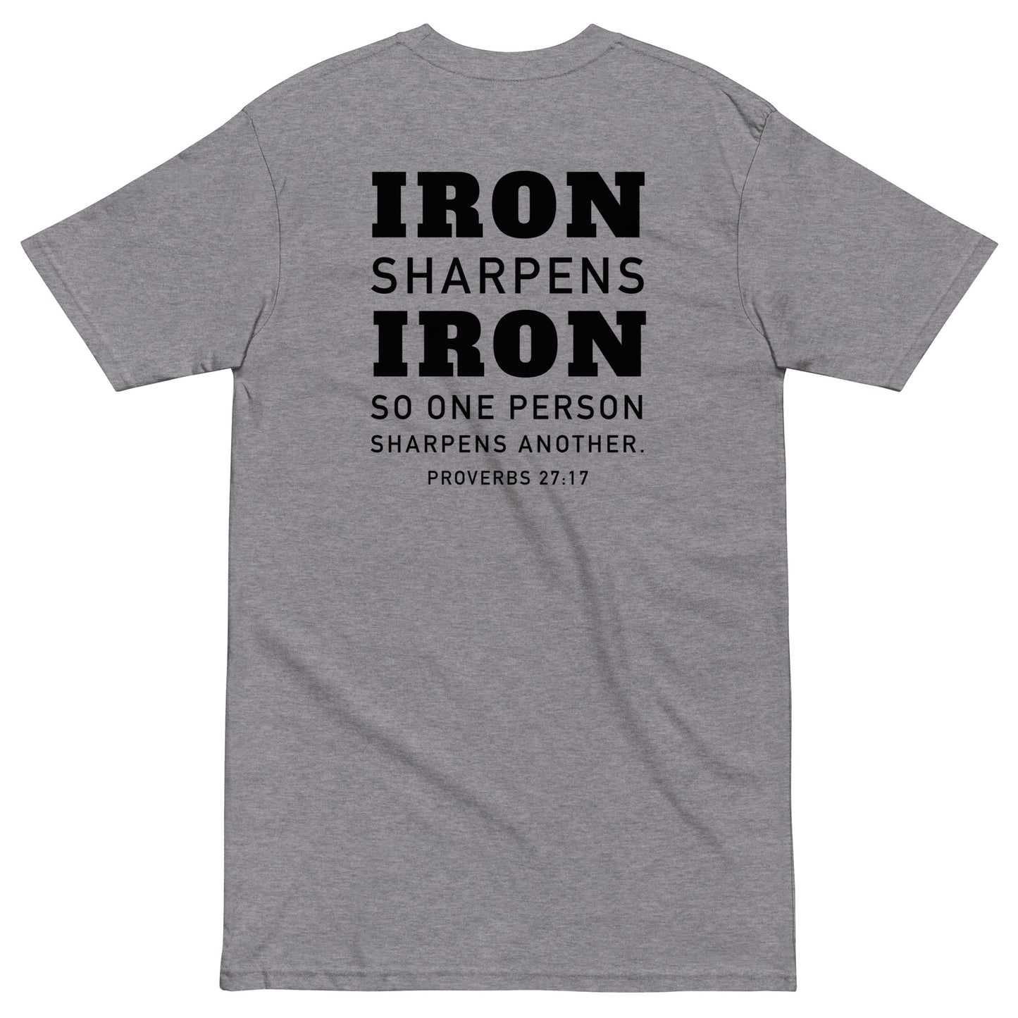 Iron Sharpens Iron Pump Cover  *With Bible Verse on the back*