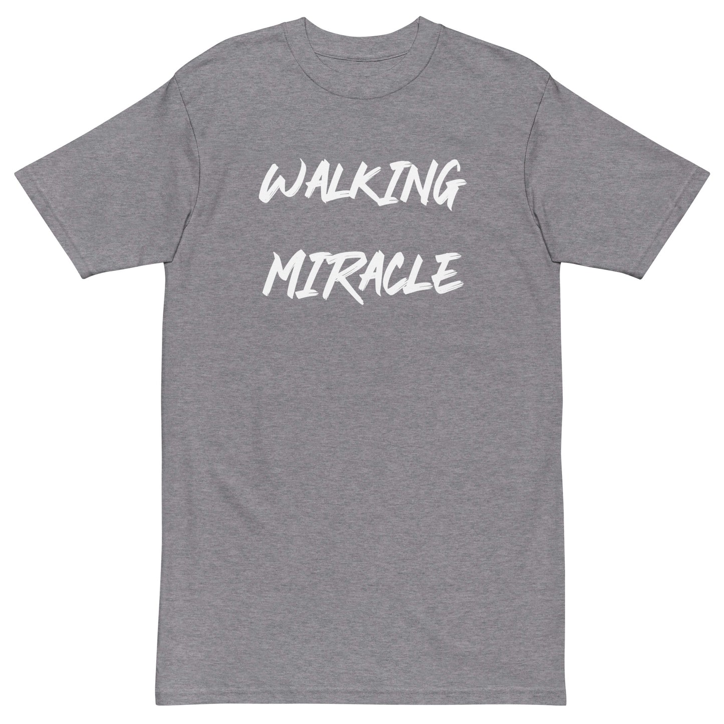 Pump Cover Premium Heavyweight WALKING MIRACLE Tee