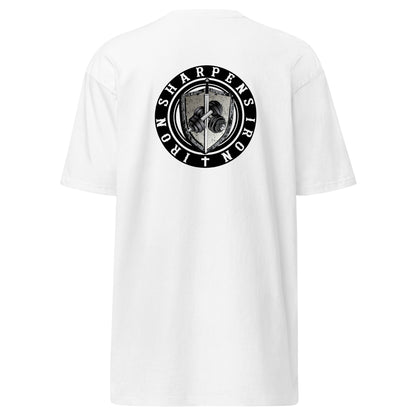 Pump Cover White Chicago Collection *Iron Sharpens Iron Logo on Back*