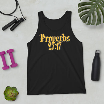 Iron Sharpens Iron Proverbs 27:17 Steel City Tank