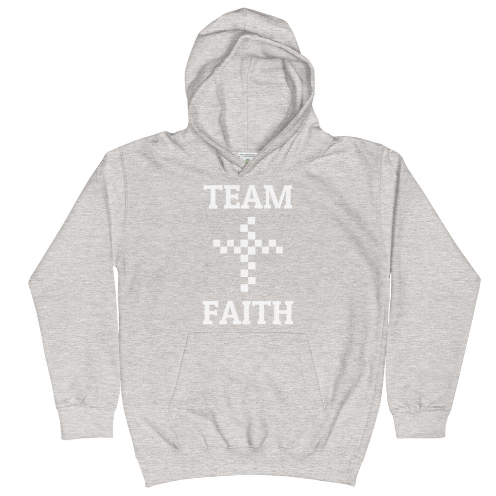 TEAM FAITH CHECKERBOARD CROSS HOODIE