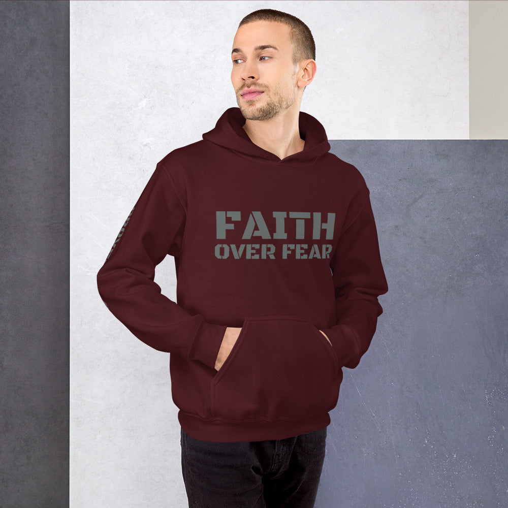 FAITH OVER FEAR Hooded Sweatshirt