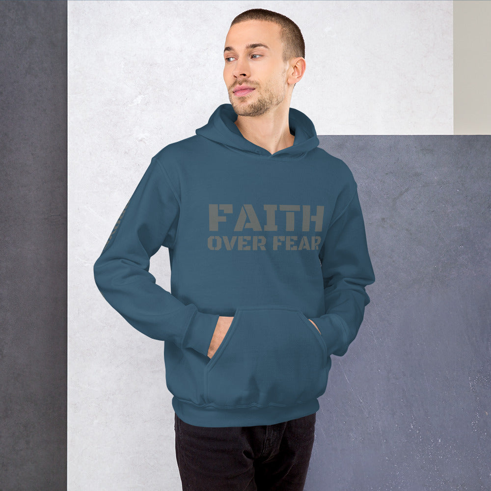 FAITH OVER FEAR Hooded Sweatshirt