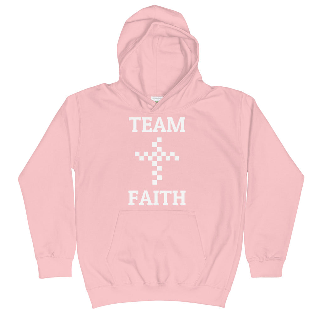 TEAM FAITH CHECKERBOARD CROSS HOODIE