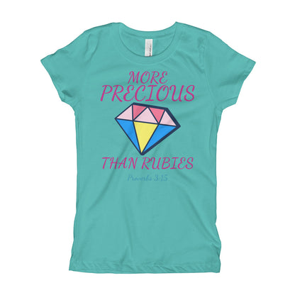 MORE PRECIOUS THAN RUBIES Girl's T-Shirt