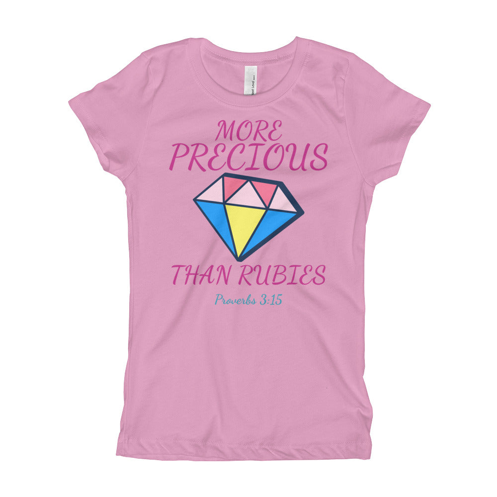 MORE PRECIOUS THAN RUBIES Girl's T-Shirt