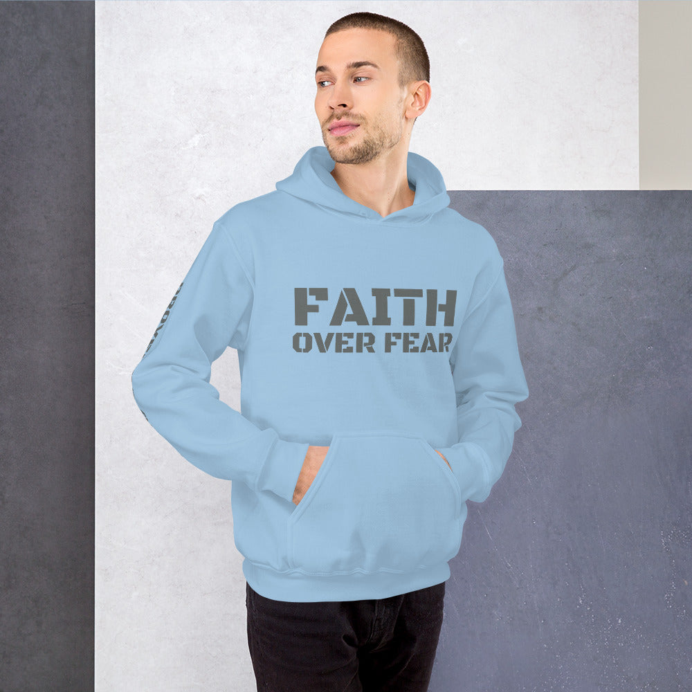 FAITH OVER FEAR Hooded Sweatshirt