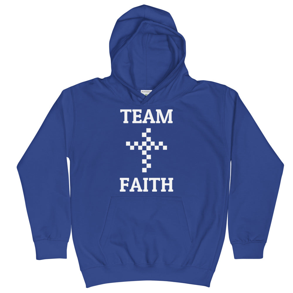 TEAM FAITH CHECKERBOARD CROSS HOODIE