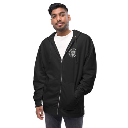 Iron Sharpens Iron Unisex fleece zip up hoodie