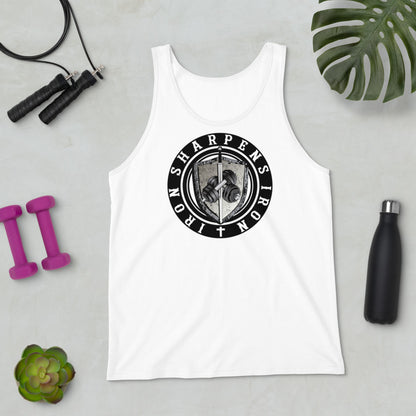 mens IRON SHARPENS IRON tank