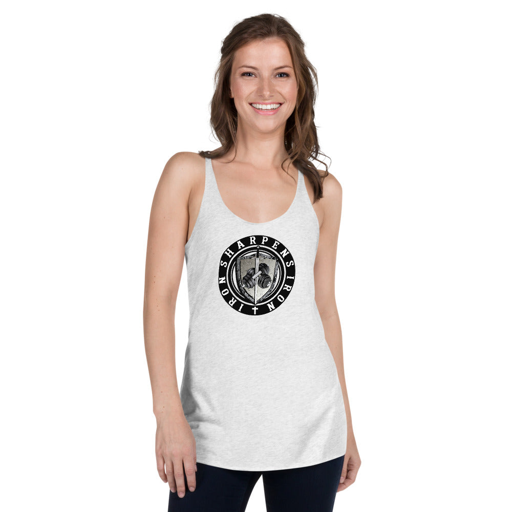 Women's Racerback IRON SHARPENS IRON tank